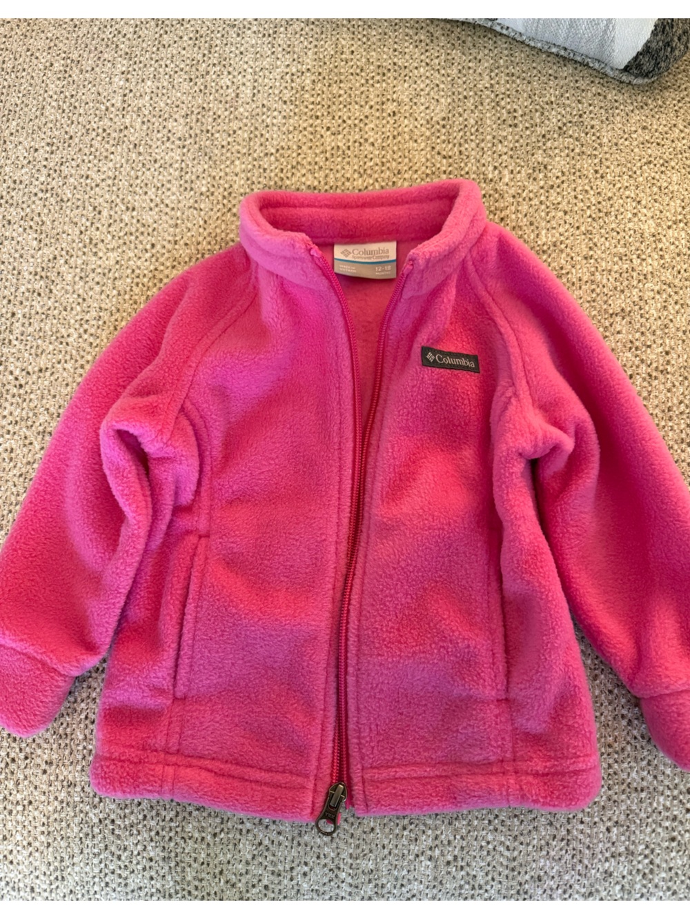 Columbia Bright Pink Toddler Fleece Jacket